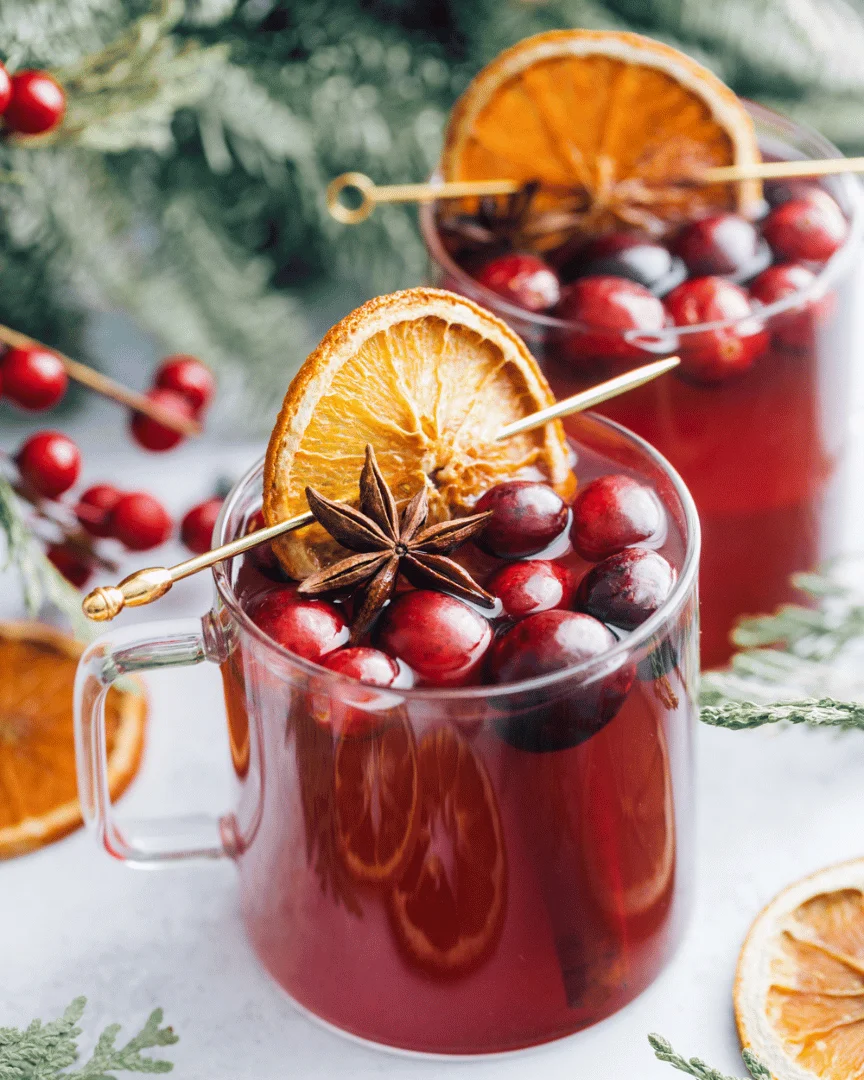 Spiced Cranberry & Gin Hot Toddy