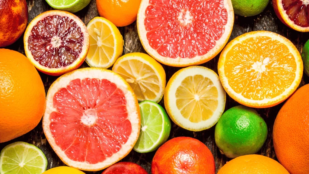 Acid-adjust fruit to use like citrus