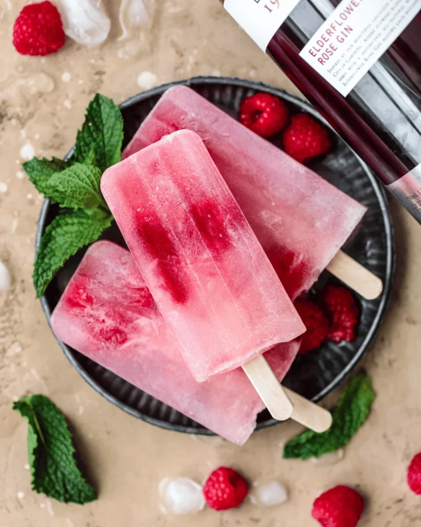 Pink Lemonade Gin Popsicles
