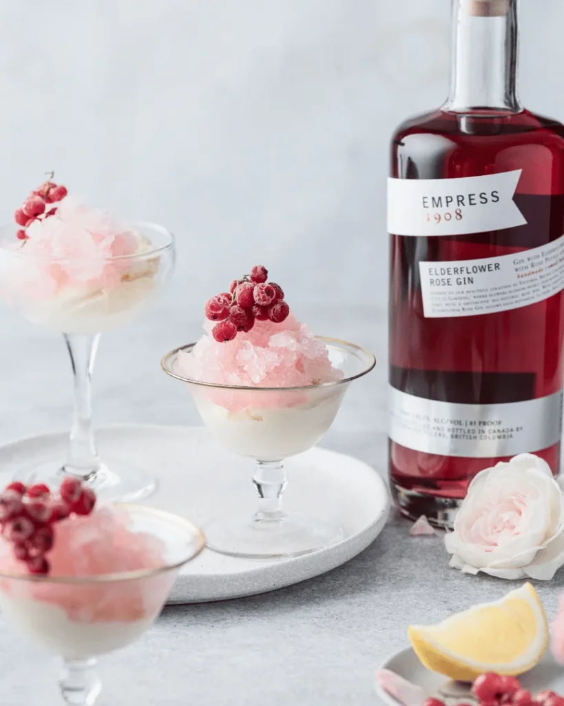 Elderflower Rose 75 Empress 1908 Gin