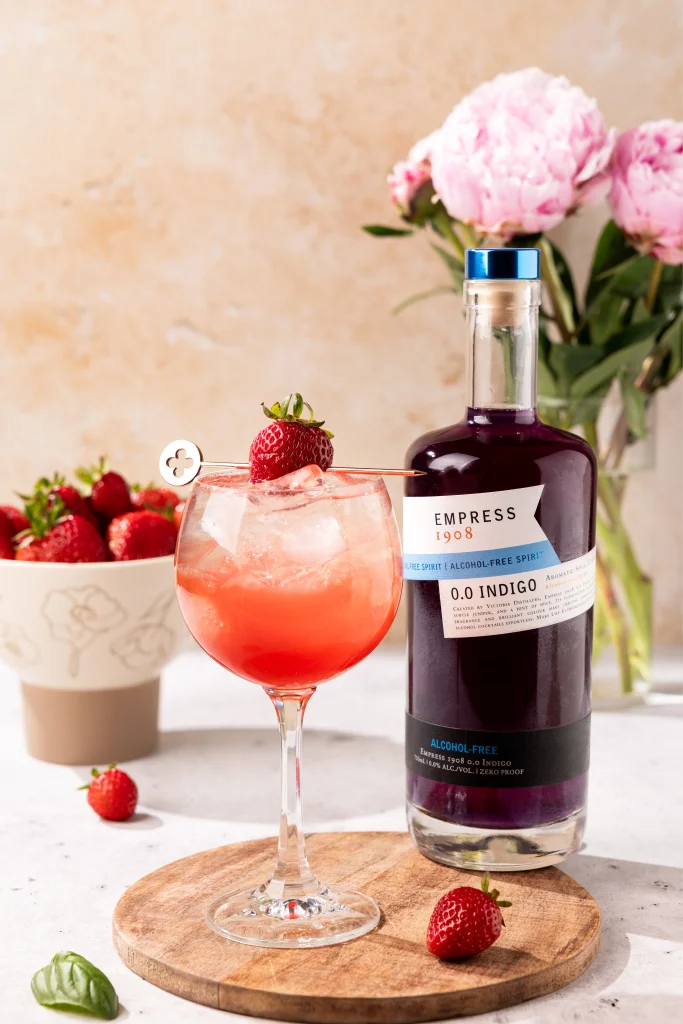 Strawberry Basil 0.0 Spritz