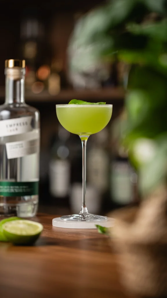 Spicy Gin Gimlet
