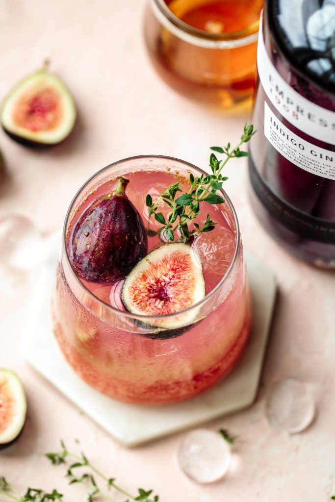 Fig & Thyme Gin Fizz